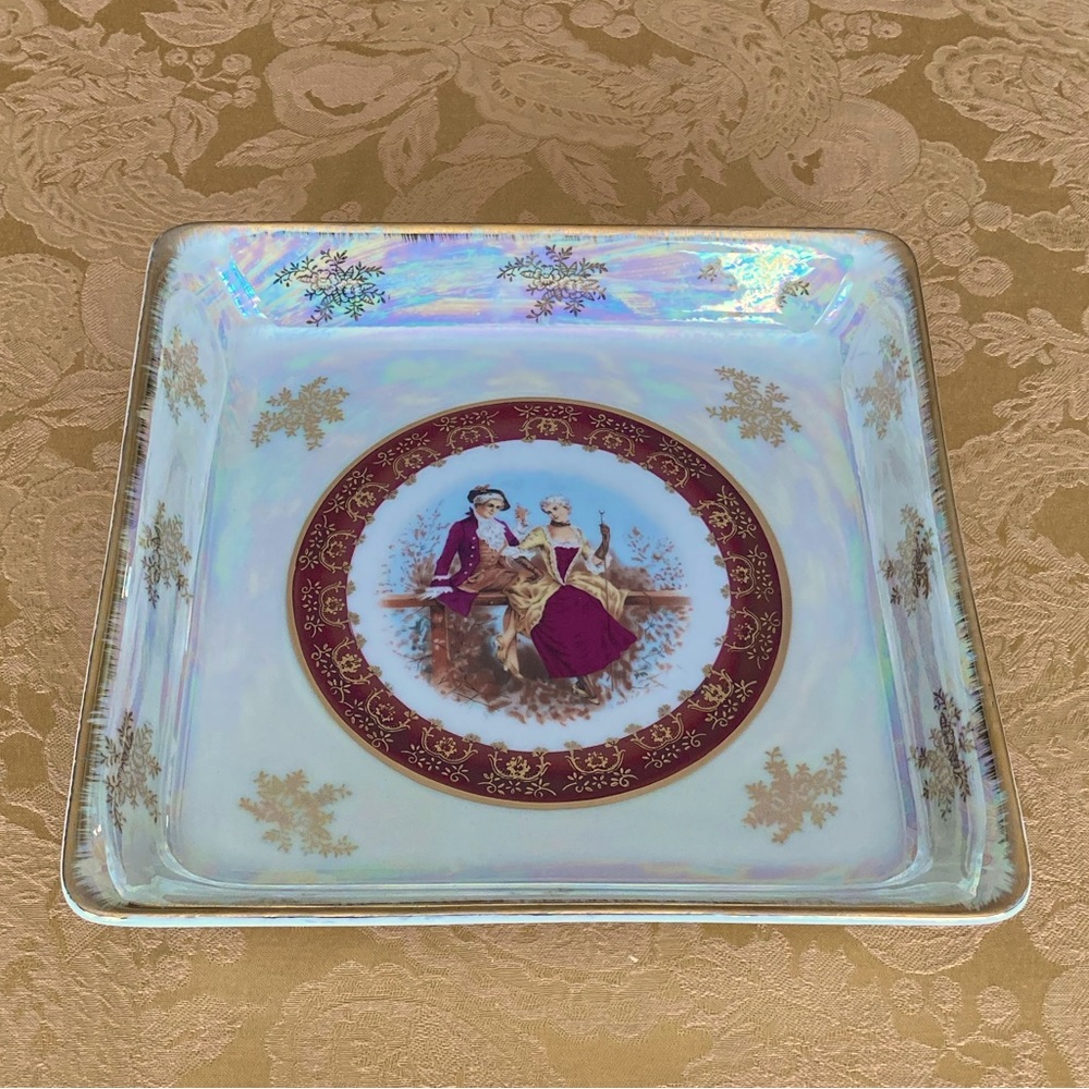 NIB ‘30s Antique Victorian Romeo & Juliet Fine Porcelain MTK TOHKI JAPAN platter